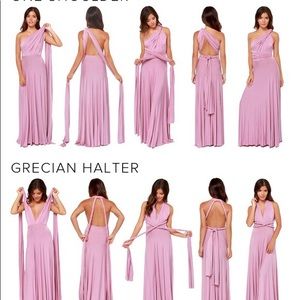 Infiniti dress in grape 🍇 purple